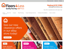Tablet Screenshot of floors-4-less.co.uk